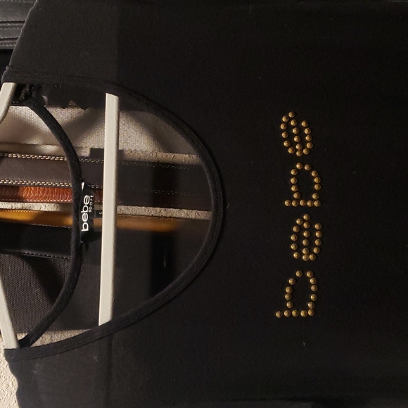 Bebe sport sheer top / tee size s - Picture 2 of 4